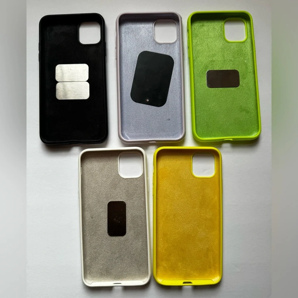 Bundle of Silicon iPhone 11 Pro Max covers